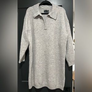 Maternity sweater dress